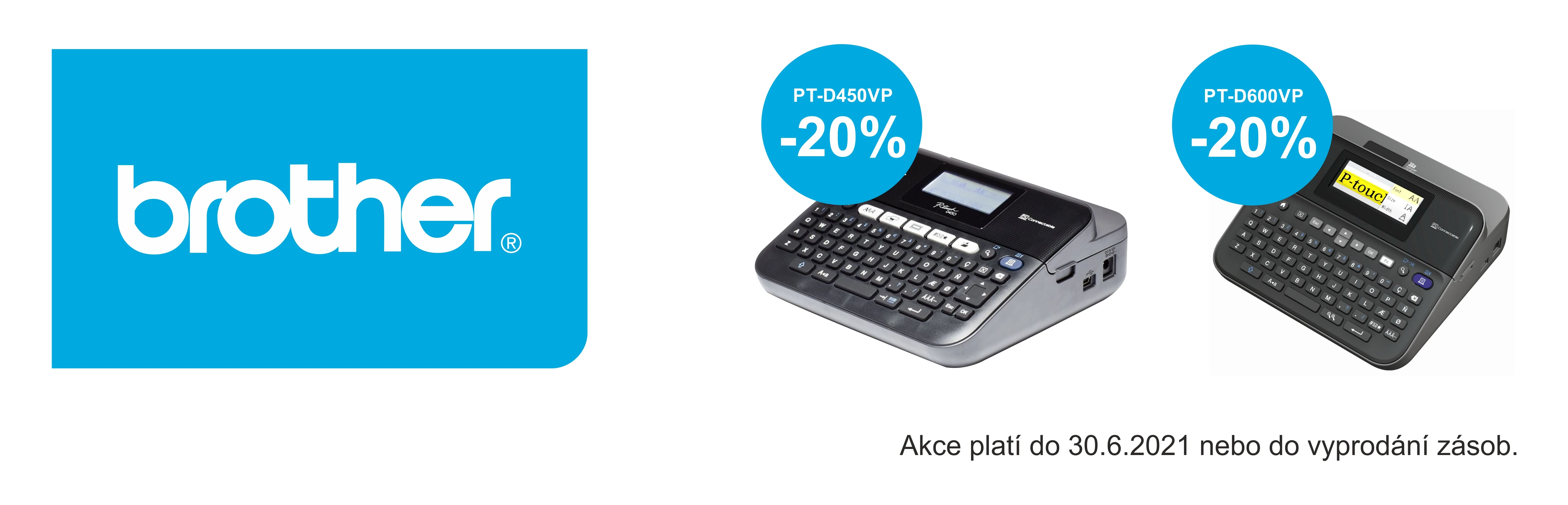 AKCE: P-Touch - D450VP a D600VP nyn&iacute; se slevou 20%